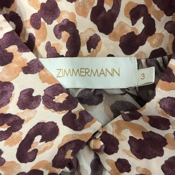 Zimmermann pre-owned leopard print halter-neck dress Size 12/14-Zimmermann size3 - Picture 5 of 6